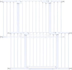 Cumbor 2 Pack 29.7"-51.5" Extra Wide Baby Gate by Cumbor