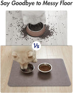 MontVoo-Absorbent Pet Feeding Mat-No Stains Pet Mat - Image 4