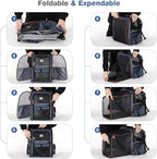 Lekebobor Extra Large Cat Backpack Carrier Expandable Pet Carrier Backpack - Image 6