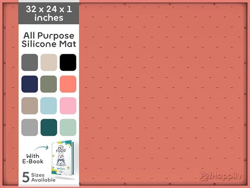 32x24x1” XL Dog Food Mat by PETHAPPILY