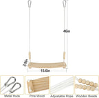 Arc-Shaped Chicken Swing Perch Enrichment Toys Handmade, Chicken Accessories - Image 2
