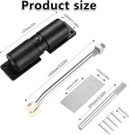 Automatic Door Closer, Zinc Alloy Safety Spring Door Closer Adjustable 30 kg - Image 2