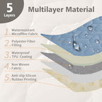 Ameritex Waterproof Pet Bed Cover Anti-Slip Dog Bed Blanket - Image 5