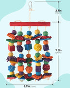 Bird Toys, for Medium Small Cockatoos Budgie Lovebird Cockatiel Conure - Image 4