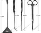 hygger Long Stainless Steel Premium Aquarium Tools, - Image 3