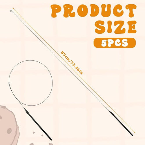 5 Pack Cat Wand Toy Replacement Rod - Image 2