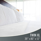 DMI Twin XL Zip Mattress Cover, Waterproof and Washable, Noiseless Cover - Image 2