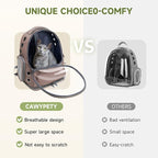 Cat Backpack Carrier, Breathable Cat Carrier Large Space Bubble Pet Backpack - Image 2
