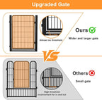 Dog Fence Outdoor Pens Outside, Portable Dog Play Pen 40" H 24 Panels Pet - Image 2