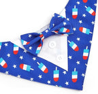 Dog Tuxedo, Adjustable Formal Wedding Outfit Bandana Dog Tux Collar - Image 6