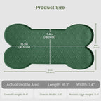 Dog Food Mat Anti-Slip Silicone Dog Bowl Mat Thicker Pet Placemat Waterproof - Image 2