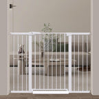 Fairy Baby 38" Extra Tall Baby Gate, 48.9"-54.3" Extra Wide Large Pet Gate by FairyBaby