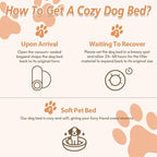 JOLLYVOGUE Calming Dog Bed Medium Size Dog, Anti-Anxiety Donut Medium Pet Bed - Image 8