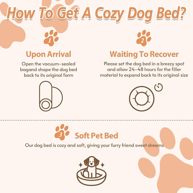 JOLLYVOGUE Calming Dog Bed for Small Dogs - Image 9