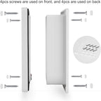 Depets Large Cat Door, 4 Way Locking Cat Flap Door - Image 6