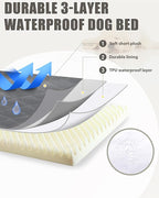 Orthopedic XL Dog Beds Large Sized Dog Waterproof Pet Bed - Image 3