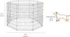Amazon Basics Foldable Octagonal Metal Exercise Dog Playpen - Image 2