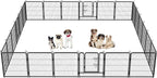 BestPet | Dog Playpen | 32 Inch, 24 Panels | Heavy Duty Metal Pet Exercise Pen by BestPet