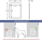 PETLESO Dog Door for Sliding Door, Lockable Dog Screen Door - Image 3