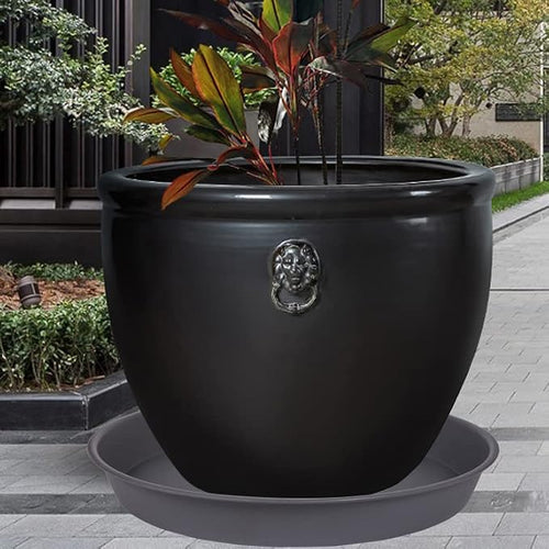 4 Pack of 16 inch Plant Saucer, Heavy Duty Round Plant Trays - Image 2