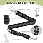 SlowTon Dog Seat Belt Harness for Car, Dog Car Harness Adjustable Mesh - Image 3
