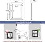 NAMSAN Dog Screen Door, Flap Opening 11.2 x 14.4 inches, Dog Door - Image 3