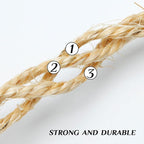 Cat Natural Sisal Rope 1/4 Inch 6mm 164-Feet - Image 3