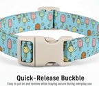 Blue Dog Collar for Large Dogs, Boy Girl Dog Collar - Image 6
