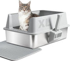 Stainless Steel Cat Litter Box by YOLLBERLifeStudio