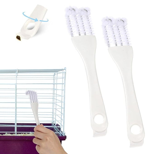 4PCS Bird Cage Cleaner Brush by TEAAHA