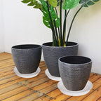4 Pack of 19 inch Plant Saucer, 2.7" Depth Tray, Large Deep Garden Plastic - Image 7