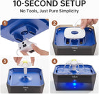 Veken Small Pet-Friendly Cat Water Fountain - Image 6