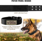Tactical Dog Collar Military Adjustable Dog Collars Soft Nylon Training Collar - Image 3