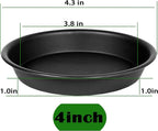 6 Pack Plastic Plant Saucer Water Drip Tray, 4 5 6 7 8 9 10 11 12 13 15 17 19 - Image 2