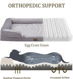 Bedfolks Orthopedic Dog Bed XXL, Waterproof Dog Sofa Bed - Image 2