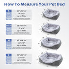 INVENHO Large Dog Beds Large Sized Dog Washable, Orthopedic Warming Soft - Image 5