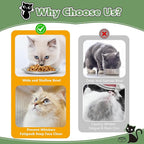 2-Pack Stainless Steel Cat Food Bowls, Shallow Whisker-Friendly Non-Slip - Image 4