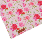 ADOGGYGO Floral Dog Bandana 2 Pack, Reversible Red Pink Rose Puppy Scarf Bib - Image 6