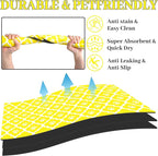 Dog Food Mat 24X32 Inch Pet Feeding Absorbent Mats - Image 2