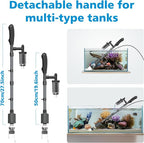 fishkeeper Electric Aquarium Vacuum Gravel Cleaner, 25W 6 in 1 Multifunction - Image 7