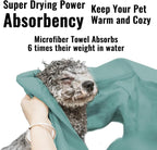3 Pack Microfiber Dog Towels for Drying Dogs, Super Absorbent and Soft Pet - Image 4