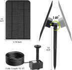 Solar Water Fountain for Bird Bath Solar Water Pump - Image 2