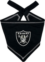 Pets First NFL Las Vegas Raiders TIE Bandana, Small/Medium. Dog Bandana Scarf by PETSFIRST