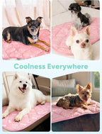 Rywell Dog Cooling Mat 2.0, Soft Blush Pink, Long-Lasting Cool - Image 8