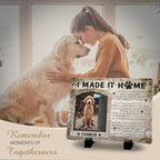 Personalized Polychromatic Rock Plaque: 'I Made It Home' - Image 5