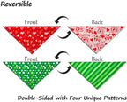 Valentine's & St. Patrick's Day Dog Bandana Set 2PCS-XLarge, Holiday Party - Image 3