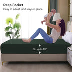 Waterproof Mattress Protector Twin, Fitted Sheet Style Breathable Mattress Cover - Image 4
