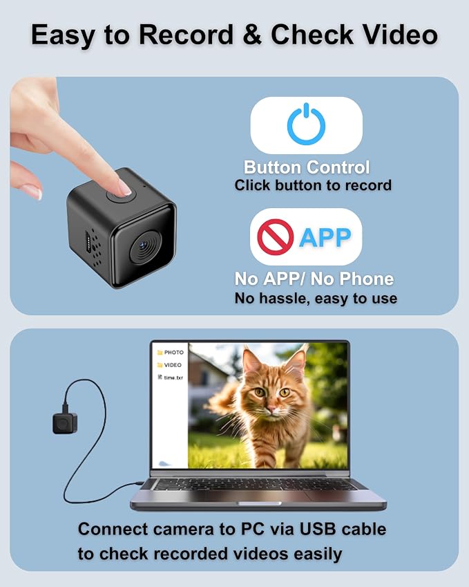 Cat Camera Collar with Tracker Tag, 1080P HD Video Recording Pet POV Cam - Image 4