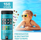 Pool Test Strips 8-in-1, 150 Quick and Accurate Pool and Hot Tub Test Strips - Image 2