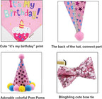 ADOGGYGO Dog Birthday Bandana Scarf and Puppy Girl Birthday Party Hat - Image 6